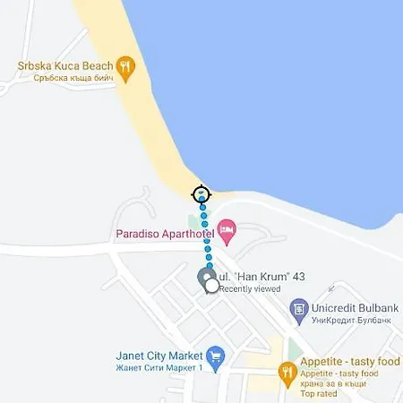Flat In Nesebar. Two Minutes Away From The Beach. Апартамент *